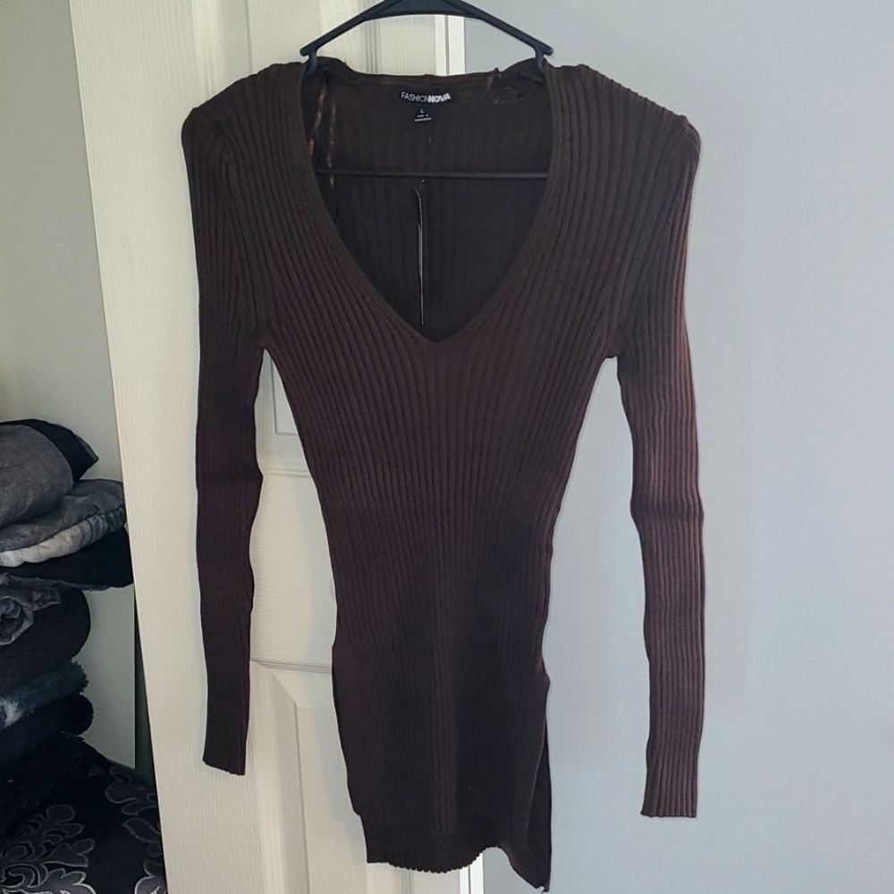 Fashion Nova Brown Top